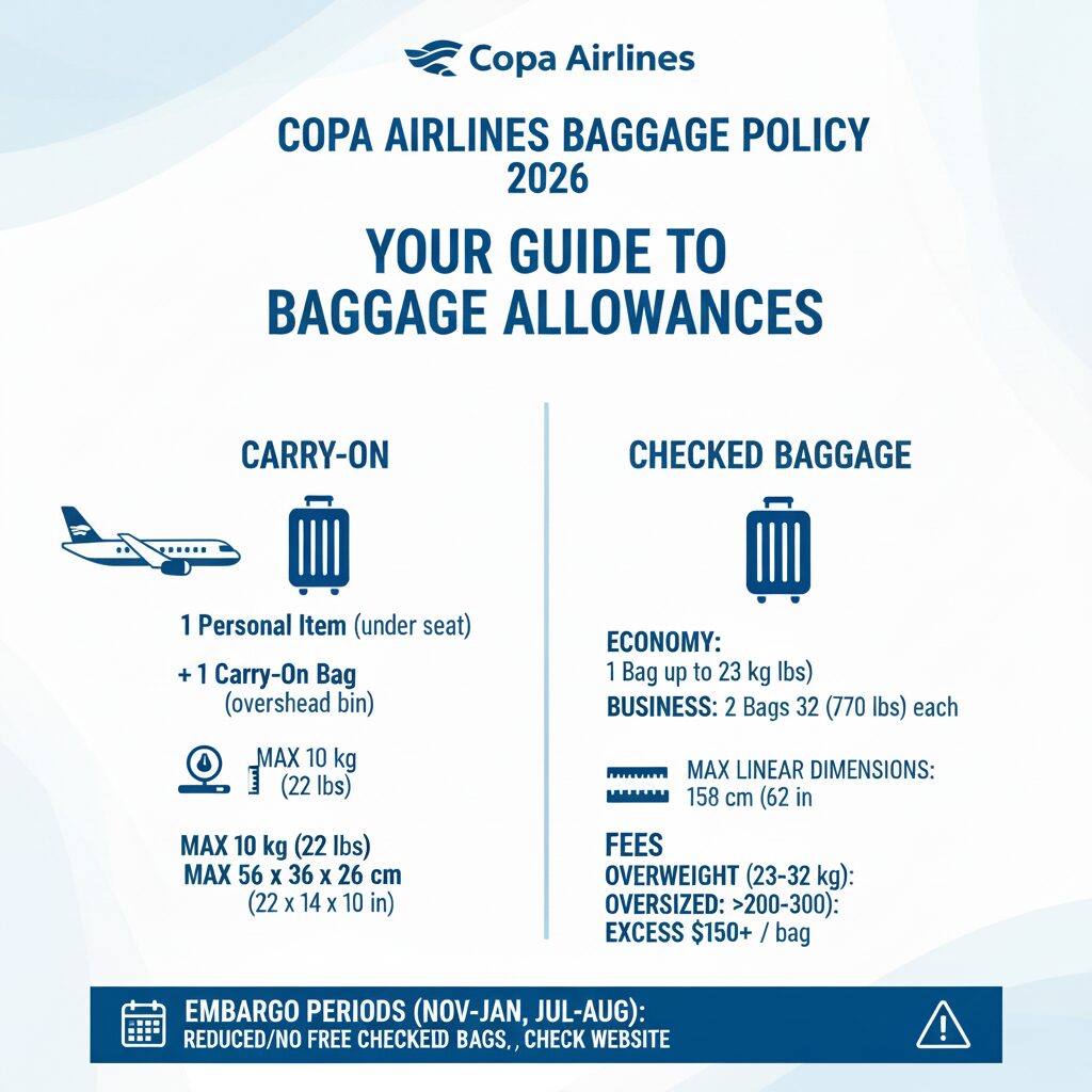 Copa Airlines Baggage Policy