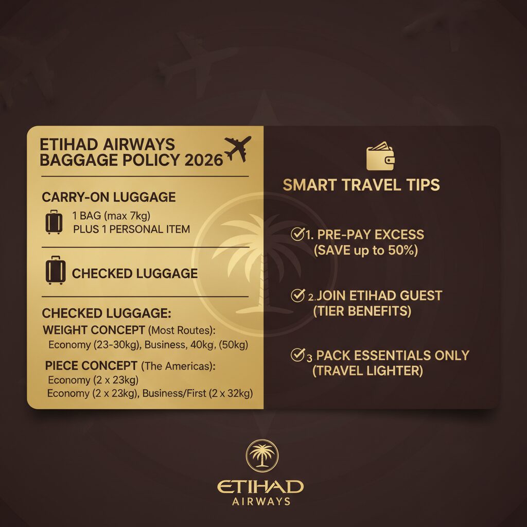 Etihad Baggage Policy