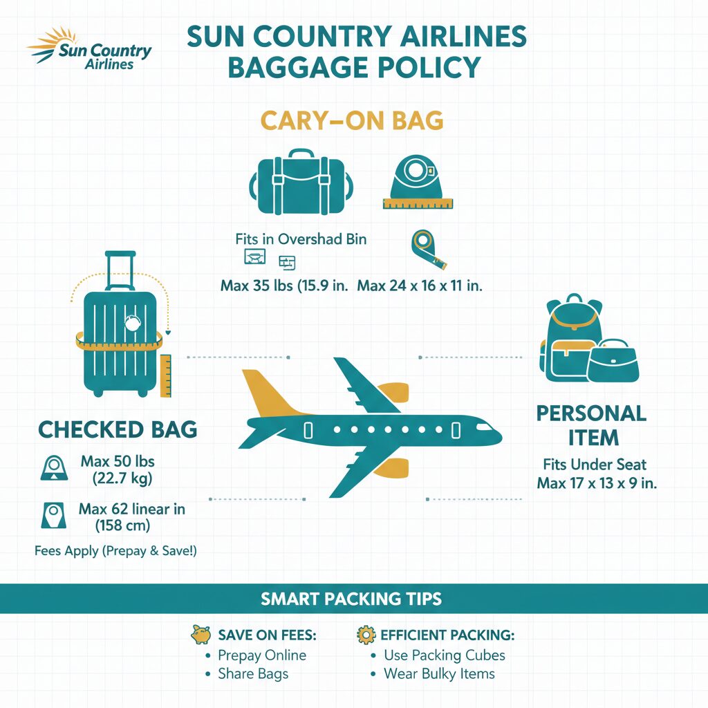 Sun Country Airlines Baggage Policy