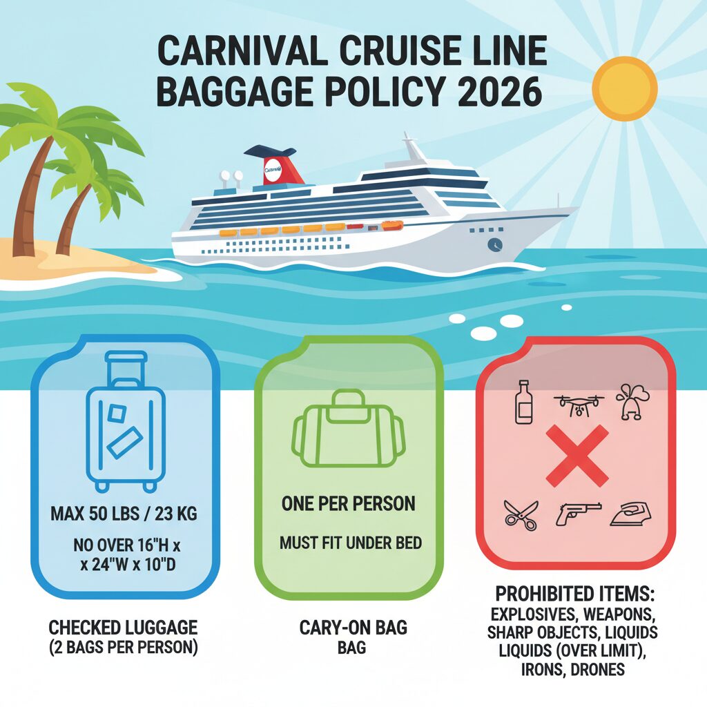 Carnival Cruise Line Baggage Policy