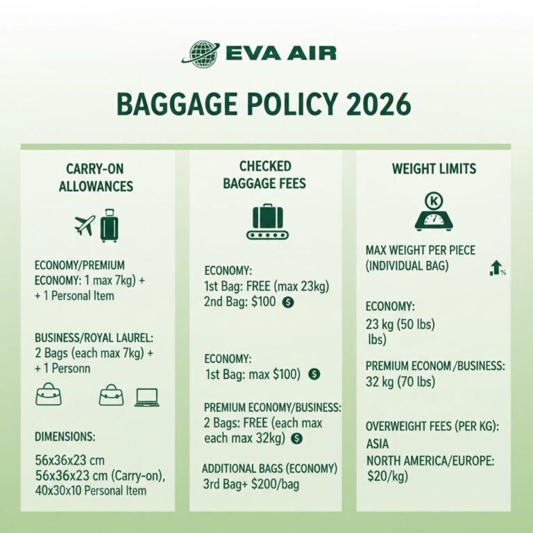 EVA Air Baggage Policy