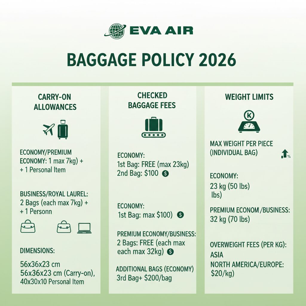 EVA Air Baggage Policy
