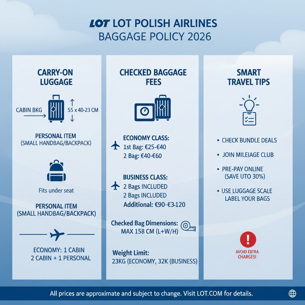 LOT Polish Airlines Baggage Allowance