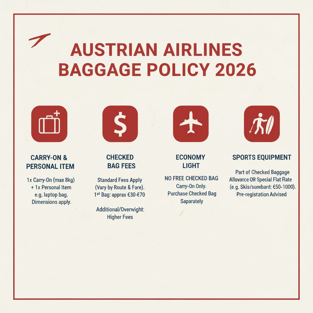 Austrian Airlines Baggage Policy