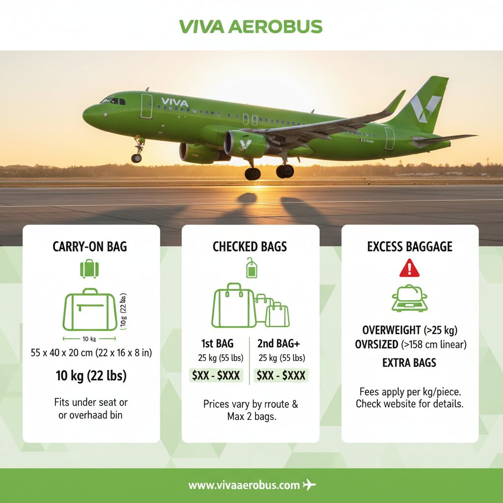 Viva Aerobus Baggage Policy