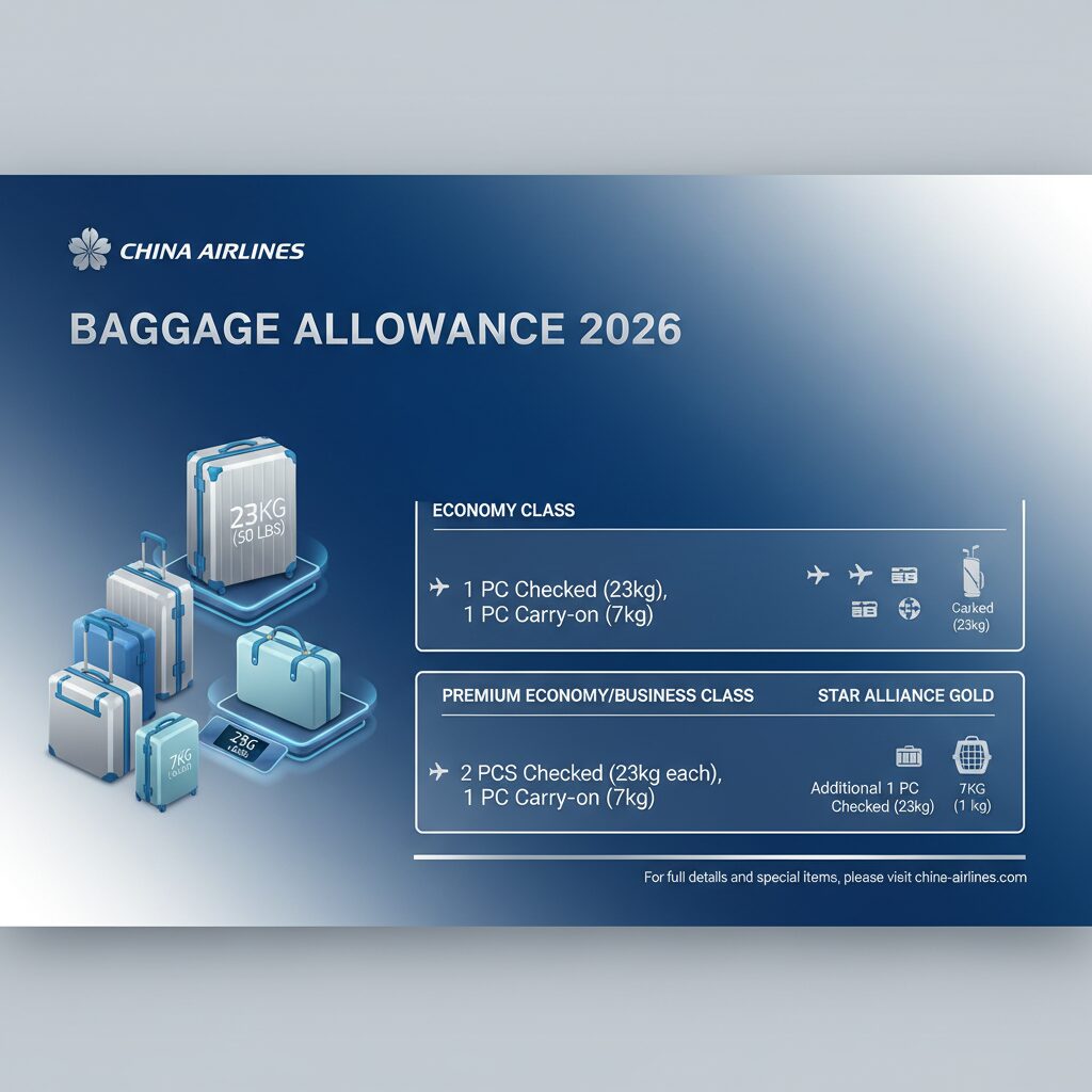 China Airlines Baggage Policy