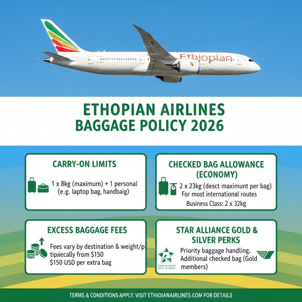 Ethiopian Airlines Baggage Allowance