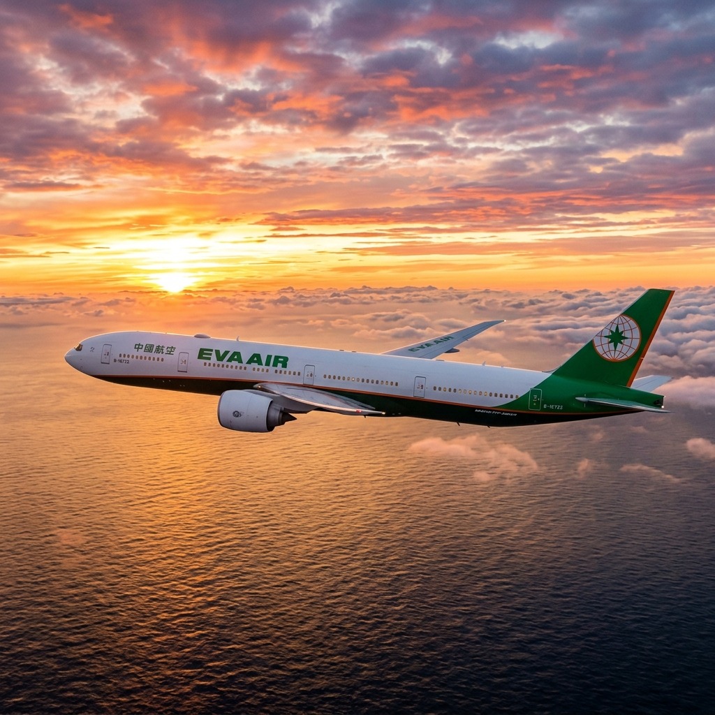 EVA Air flight BR16 from Taipei to LAX