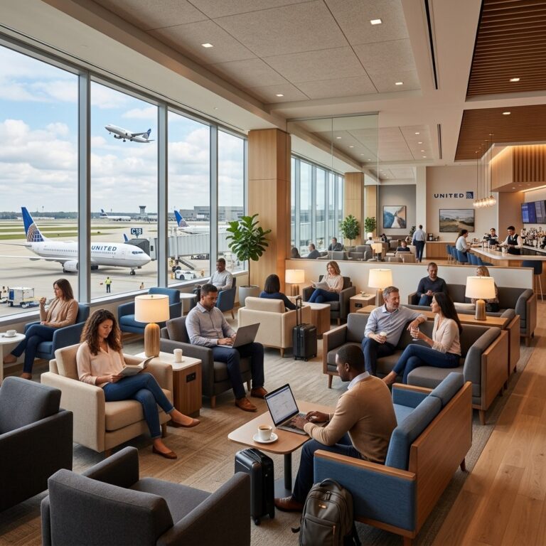 Chicago O'Hare United Lounge