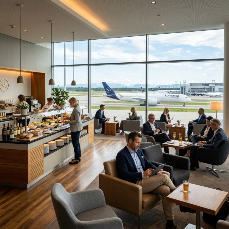 Munich Lufthansa Lounge