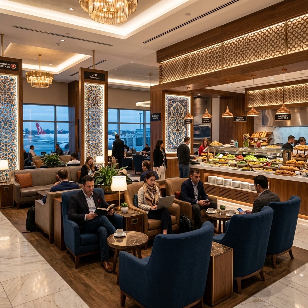 Turkish Airlines Lounge at JFK