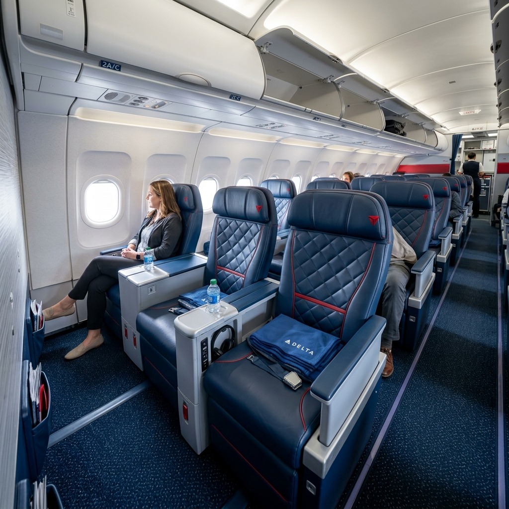 Delta A319 First Class