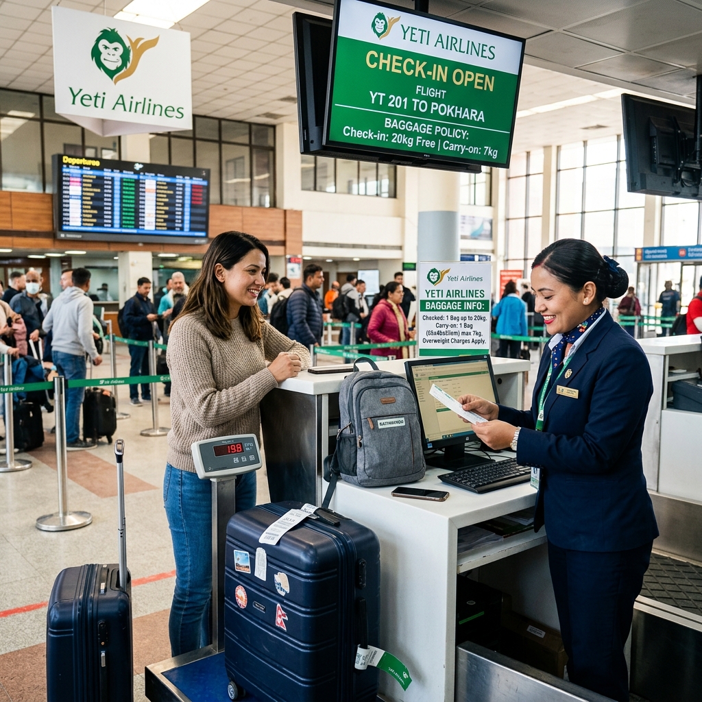 Yeti airlines baggage policy