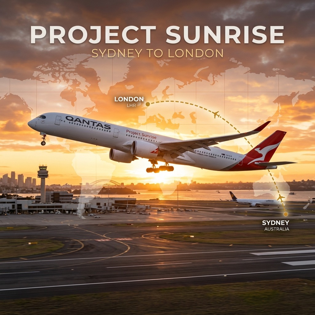 Qantas Project Sunrise Test Flight