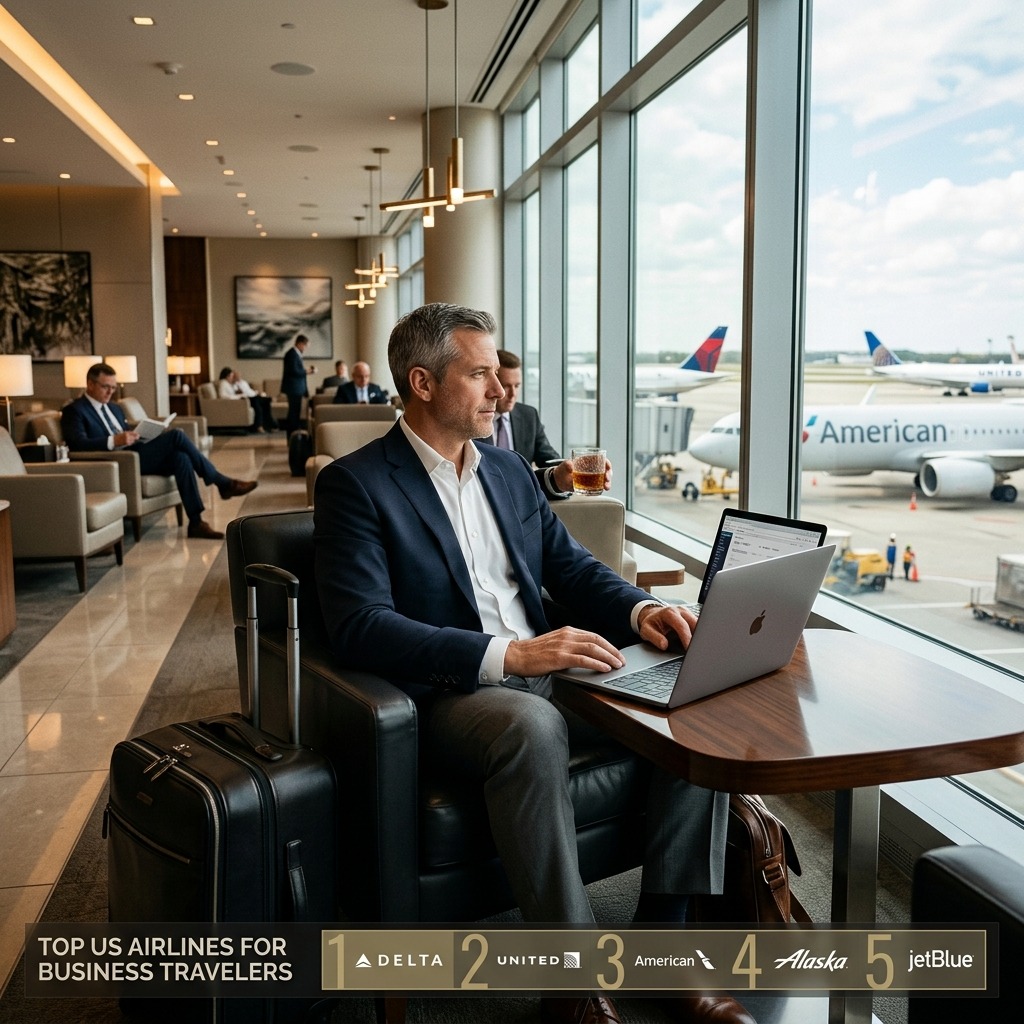Best US Airlines for Business Travelers