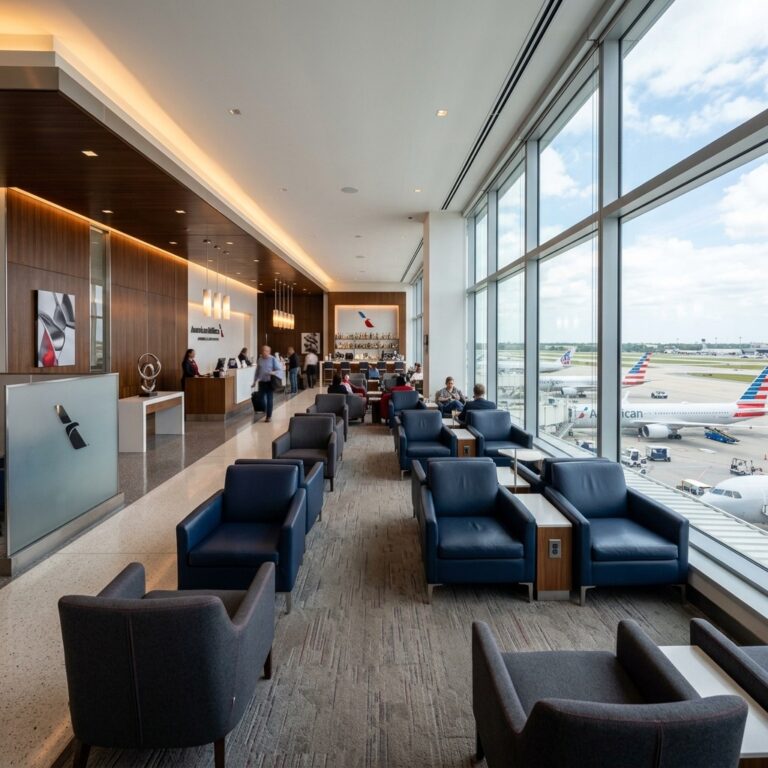 American Airlines DFW Admirals Club Biggest