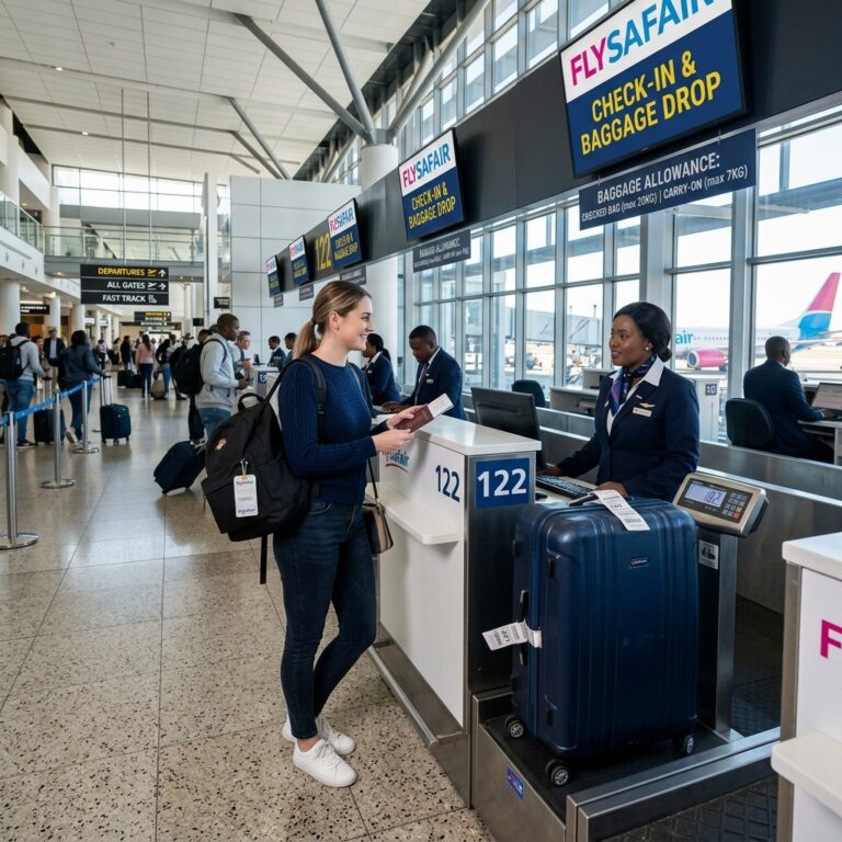 FlySafair Carry-On and Checked Baggage Policy