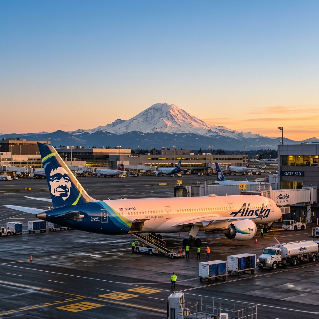 Alaska Airlines Seattle Athens Paris 2027