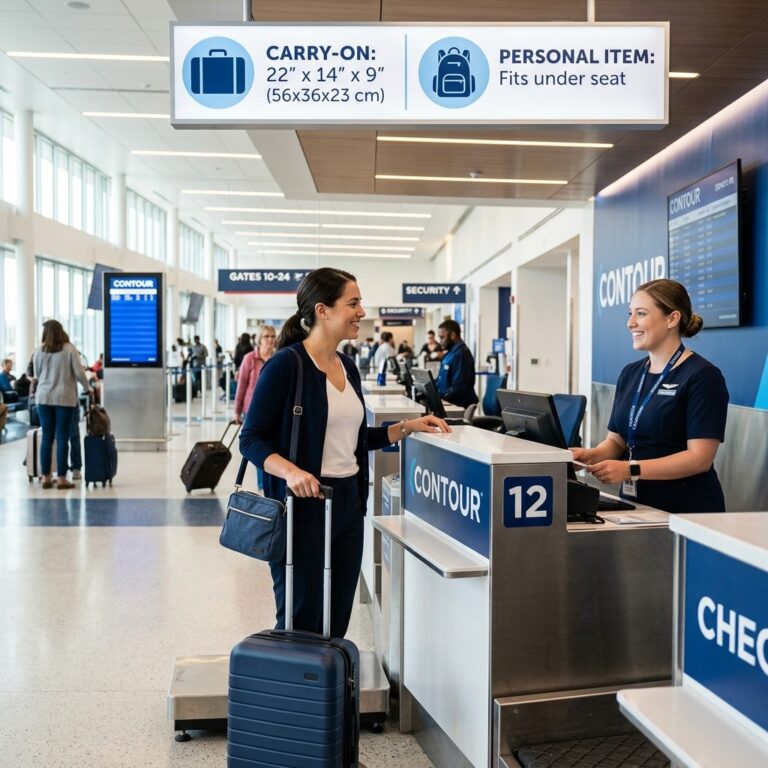 Contour Airlines baggage policy