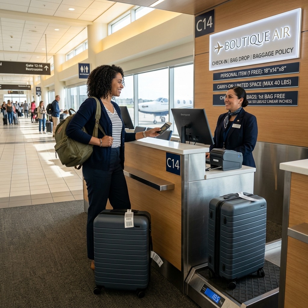 Boutique Air baggage policy