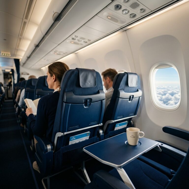 KLM Free Sandwich Cut Economy Meal Service