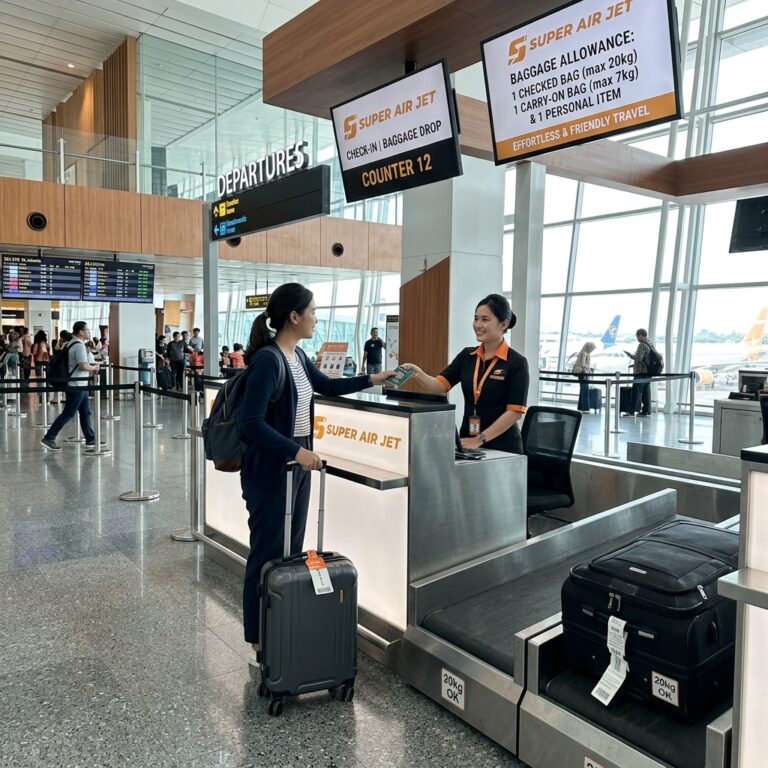 Super air jet baggage policy