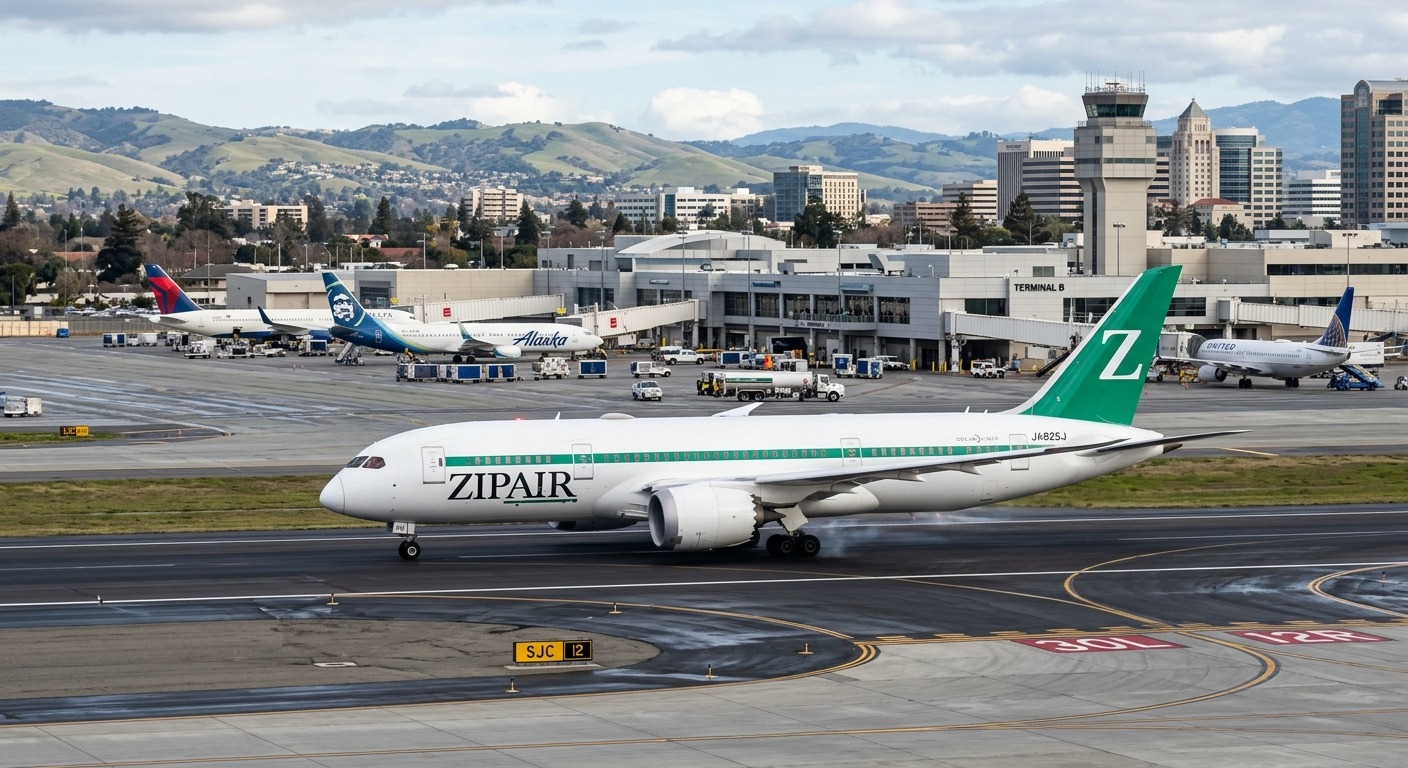 ZIPAIR SJC to Tokyo