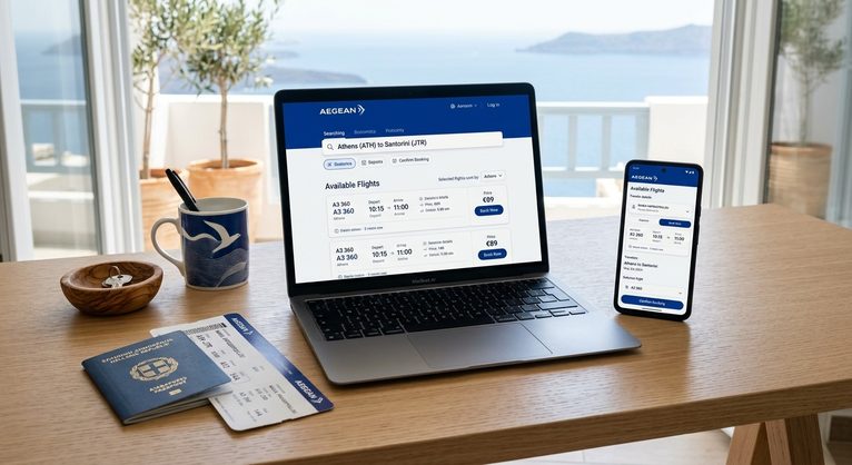 Aegean Book Flight