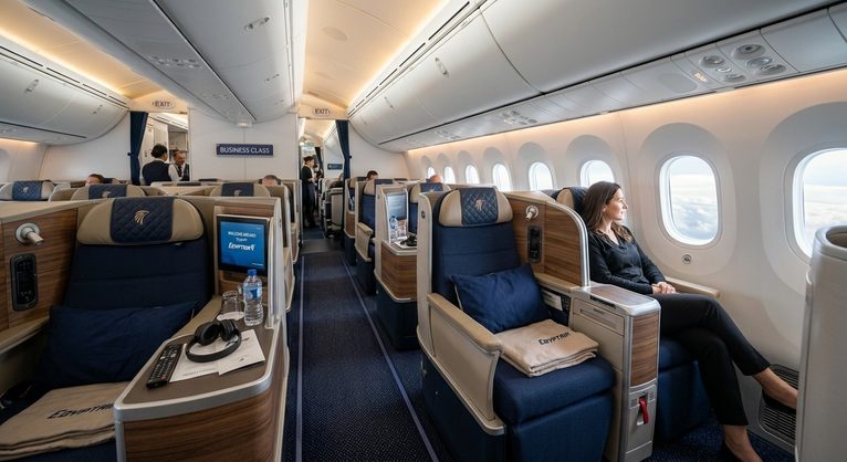 EgyptAir Business Class Review