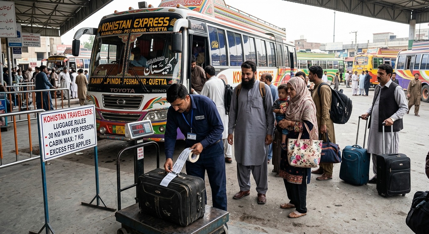 Kohistan Bus Luggage Policy
